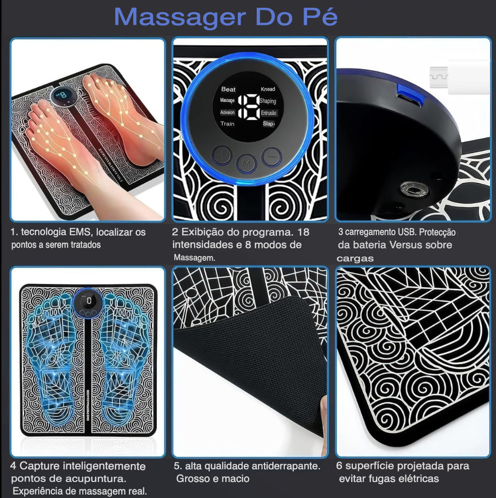 🦶🦵 Massageador de Pés Skintec®